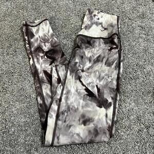 Gymshark Elevate Leggings Cement Brown Spray Dye size XS